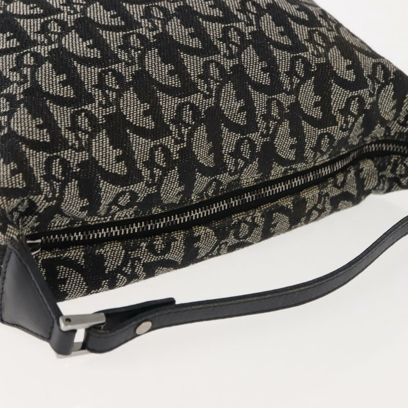 【日本直送】Christian Dior Trotter帆布肩背包 黑色 正品 146645-5