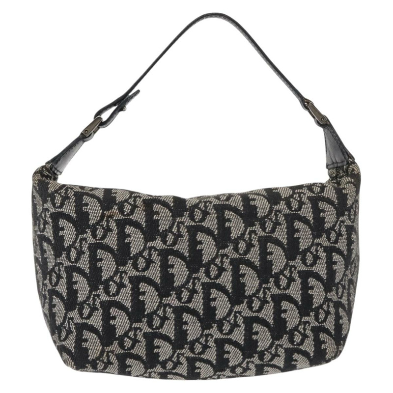 【日本直送】Christian Dior Trotter帆布肩背包 黑色 正品 146645-12