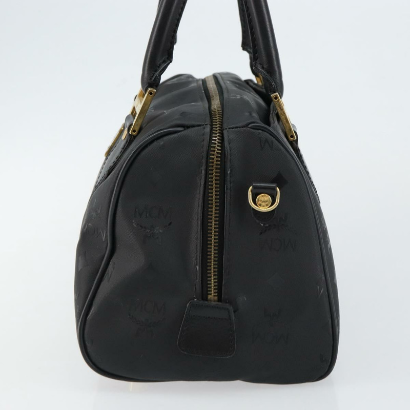 【日本直送】MCM Vicetos Logoogram 手提包 PVC 黑金色 正品 146785-2