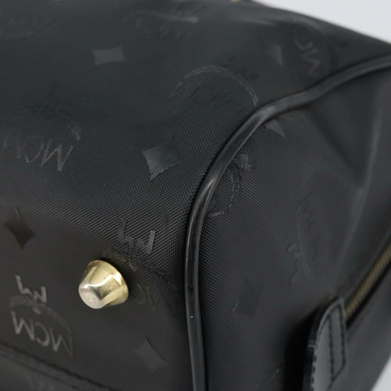 【日本直送】MCM Vicetos Logoogram 手提包 PVC 黑金色 正品 146785-8