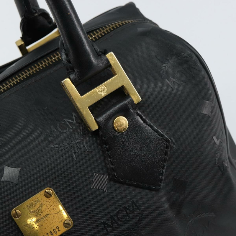 【日本直送】MCM Vicetos Logoogram 手提包 PVC 黑金色 正品 146785-9