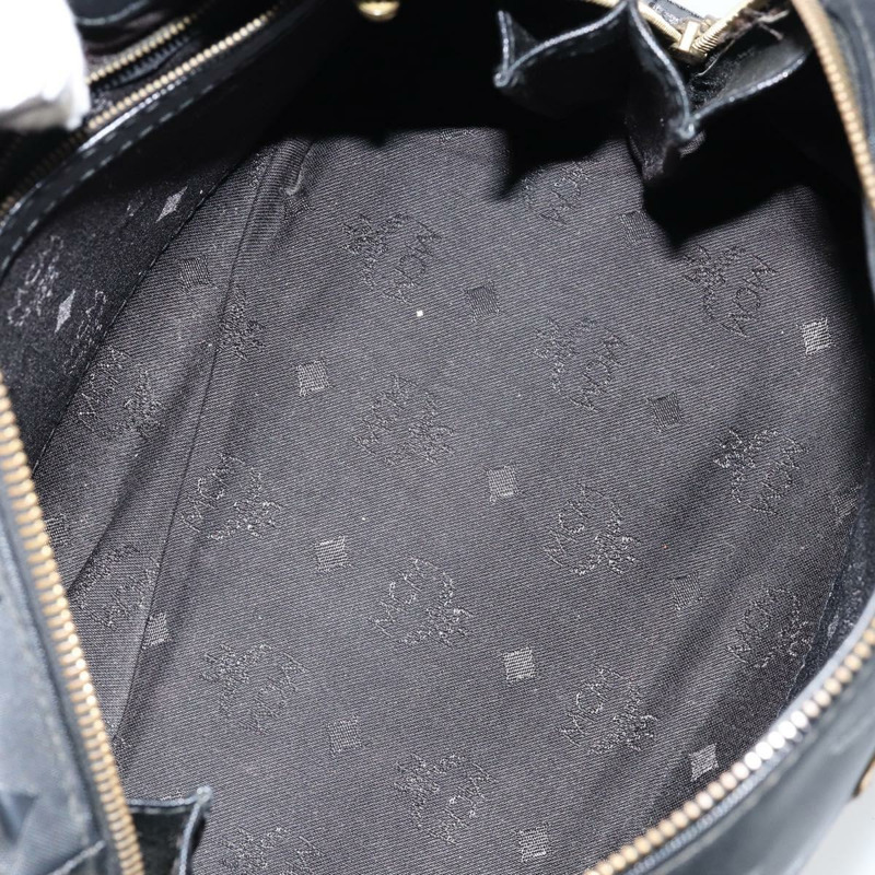 【日本直送】MCM Vicetos Logoogram 手提包 PVC 黑金色 正品 146785-10