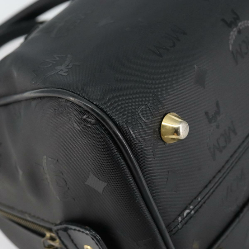 【日本直送】MCM Vicetos Logoogram 手提包 PVC 黑金色 正品 146785-13