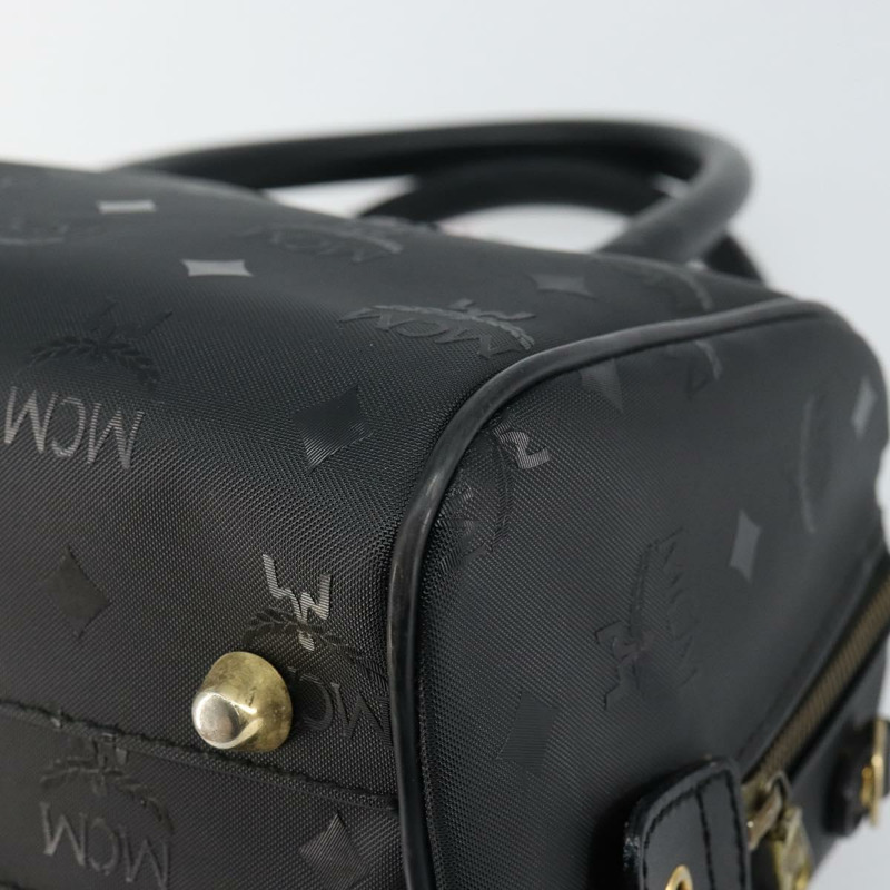 【日本直送】MCM Vicetos Logoogram 手提包 PVC 黑金色 正品 146785-14