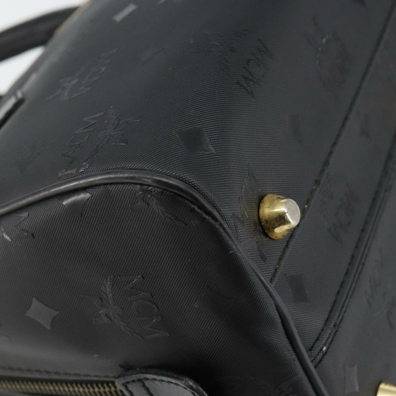 【日本直送】MCM Vicetos Logoogram 手提包 PVC 黑金色 正品 146785-15