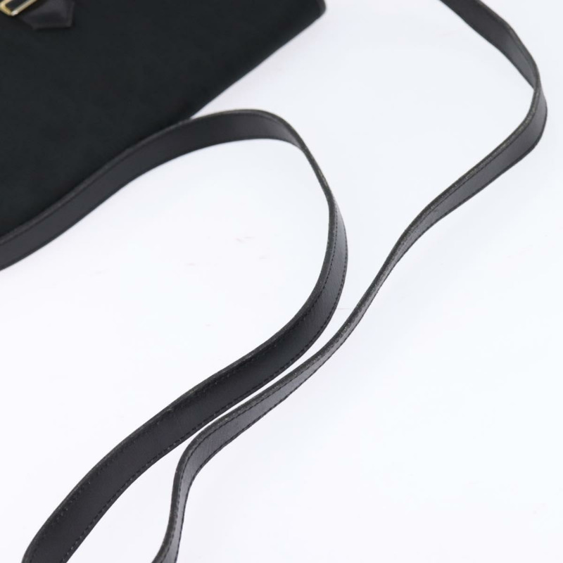 【日本直送】Christian Dior Trotter帆布肩背包 黑色金色 正品 SW1717-6