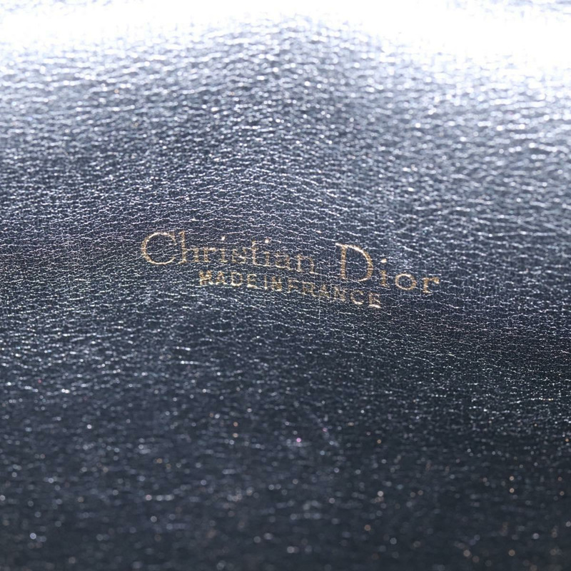 【日本直送】Christian Dior Trotter帆布肩背包 黑色金色 正品 SW1717-16