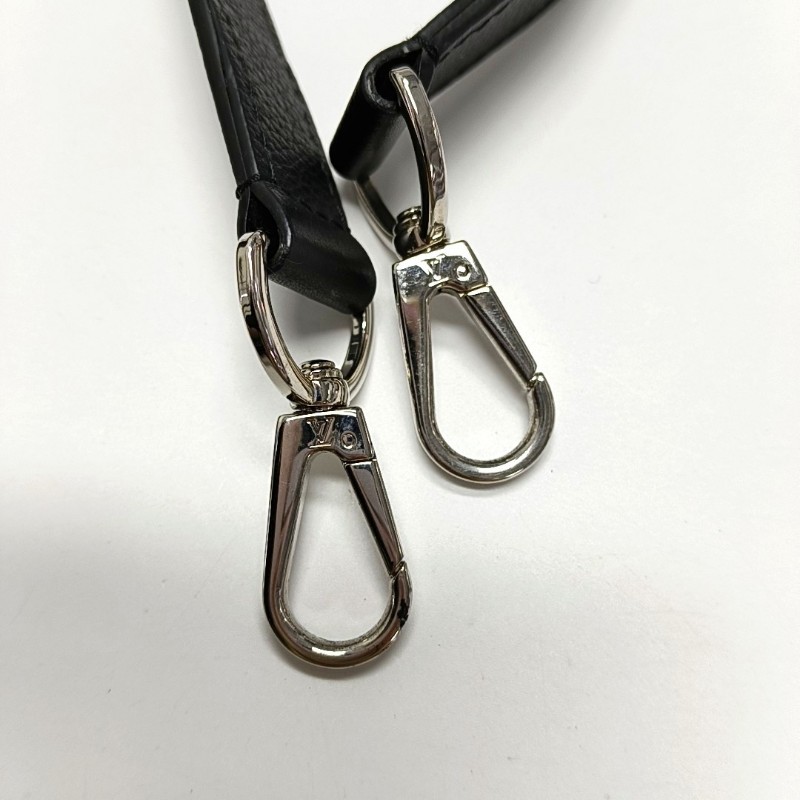 LOUIS VUITTON LOCKME 黑色牛皮單肩包手提包 銀色五金 可拆卸肩帶-11