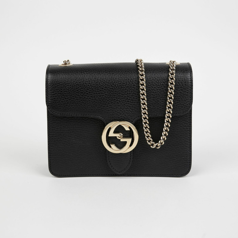 GUCCI 互扣鏈條單肩斜背包 510304-0