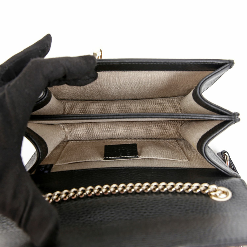 GUCCI 互扣鏈條單肩斜背包 510304-8