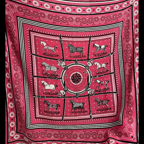 Herme's Couvertures et Tenues de Jour絲巾