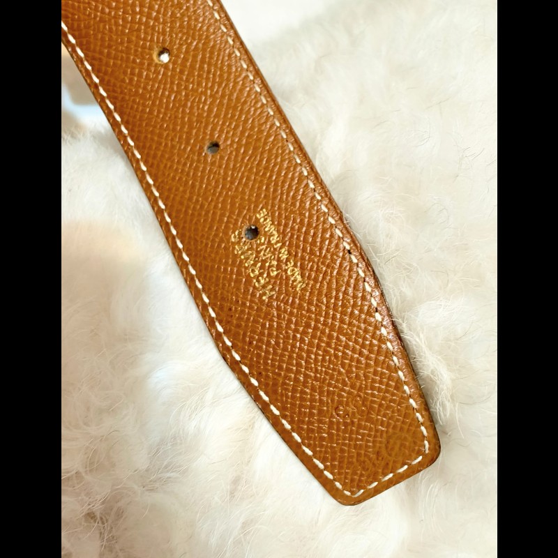 Herme's Lucky Metal H皮帶-4