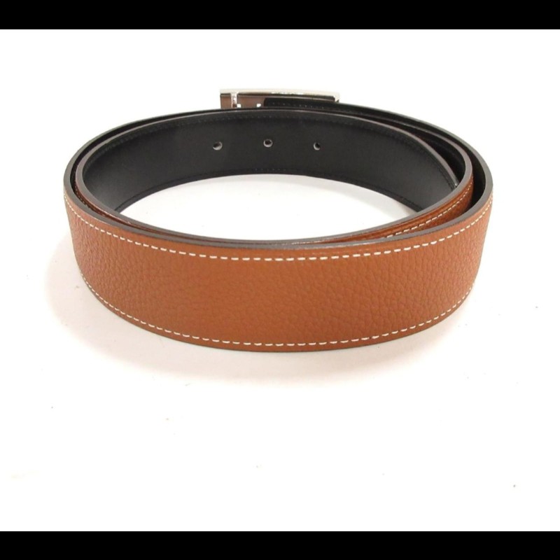 Herme's Lucky Metal H皮帶-8