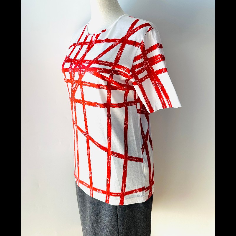 Herme's  緞帶短袖T桖-2