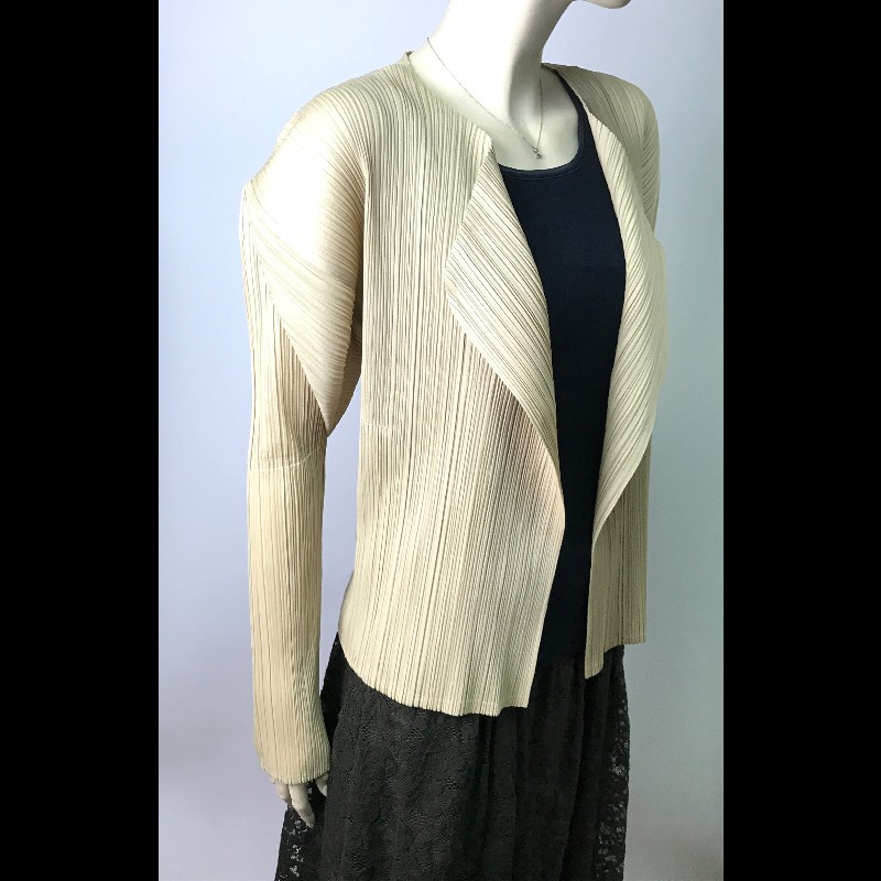 三宅一生Pleats Pleasa 系列褶皺開襟長袖外套-2