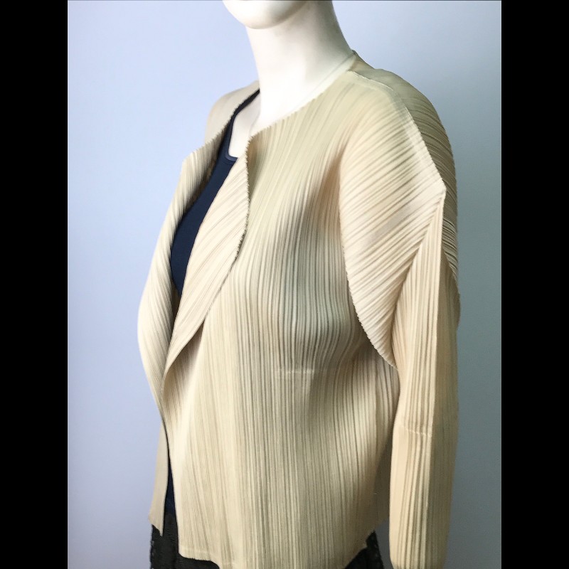 三宅一生Pleats Pleasa 系列褶皺開襟長袖外套-3