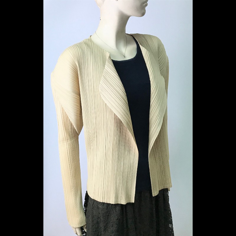 三宅一生Pleats Pleasa 系列褶皺開襟長袖外套-6