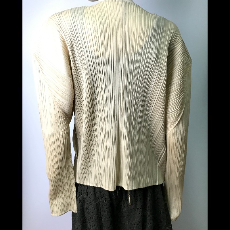 三宅一生Pleats Pleasa 系列褶皺開襟長袖外套-7