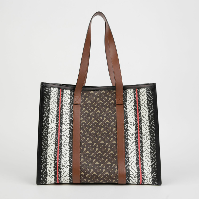 BURBERRY Monogram 條紋肩背包 8019383-2