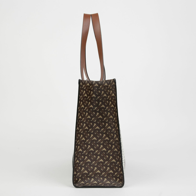 BURBERRY Monogram 條紋肩背包 8019383-4