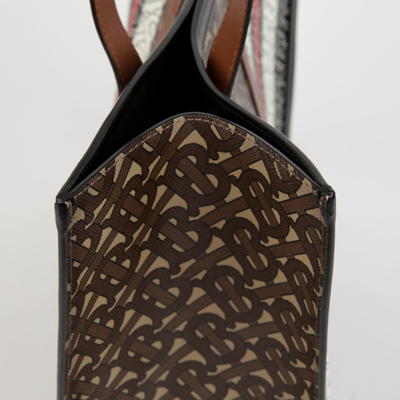 BURBERRY Monogram 條紋肩背包 8019383-5