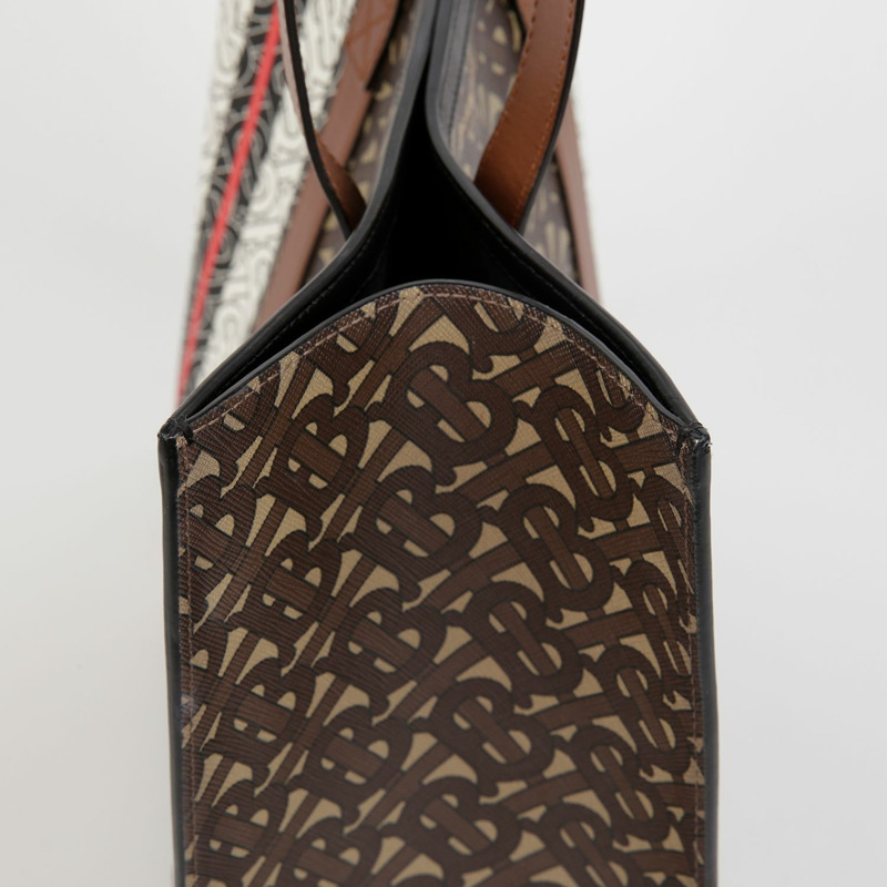 BURBERRY Monogram 條紋肩背包 8019383-6