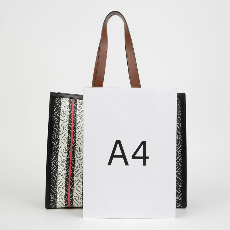 BURBERRY Monogram 條紋肩背包 8019383-8