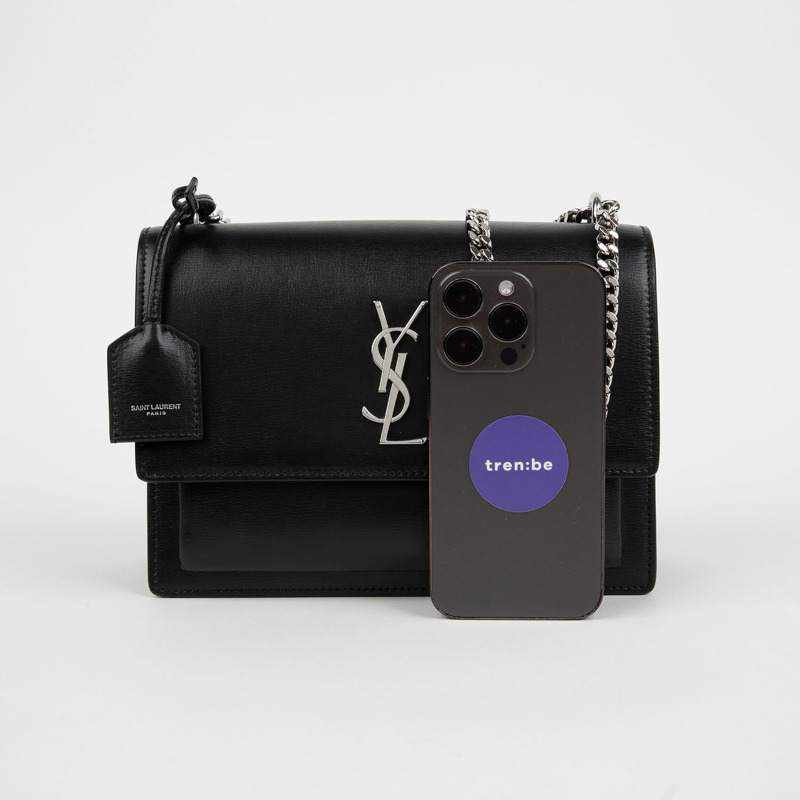 SAINT LAURENT 442906 日落中號鏈條單肩斜背包-5