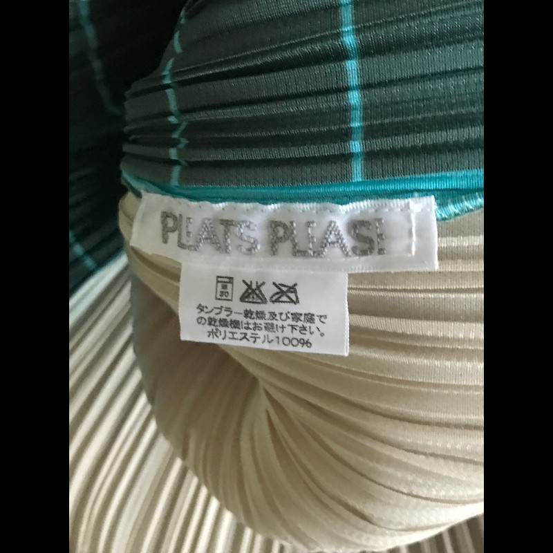 Pleats Please 條紋雙面褶皺上衣-14