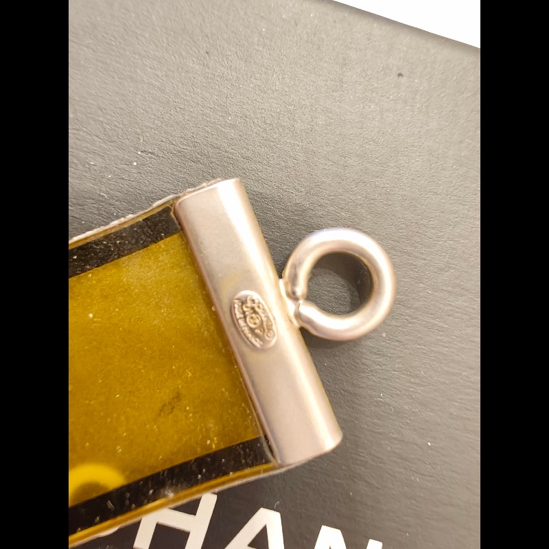 Chanel 老香 橡膠logo花朵手鍊-10