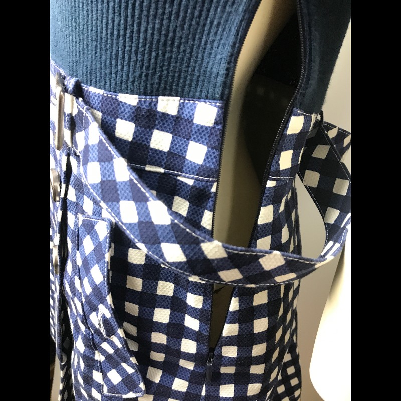 Burberry圓領七分袖針織連身裙-9