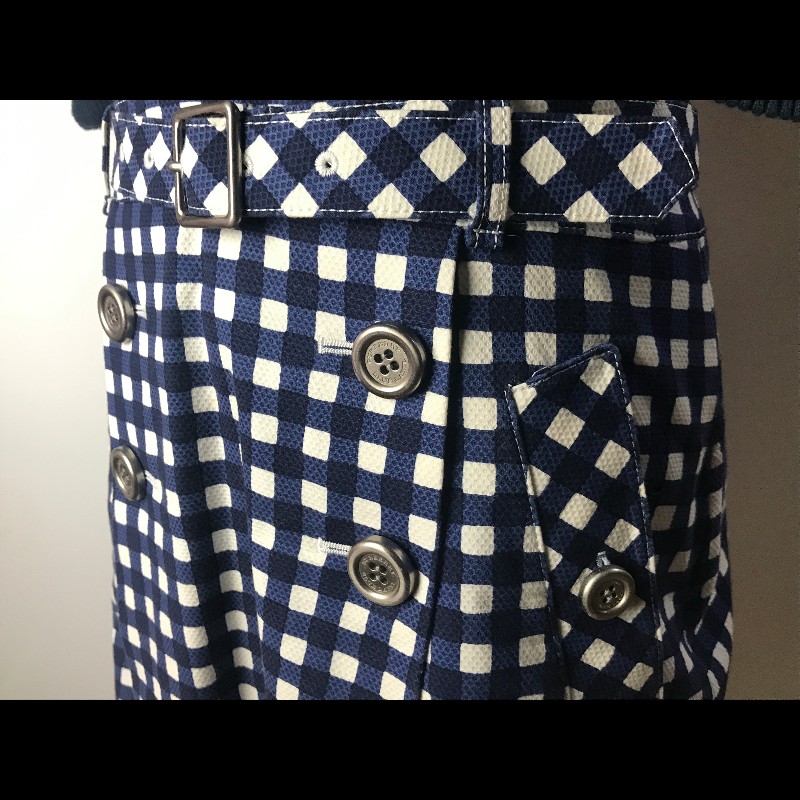 Burberry圓領七分袖針織連身裙-11