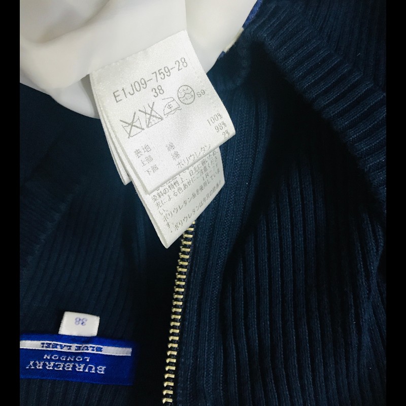 Burberry圓領七分袖針織連身裙-13