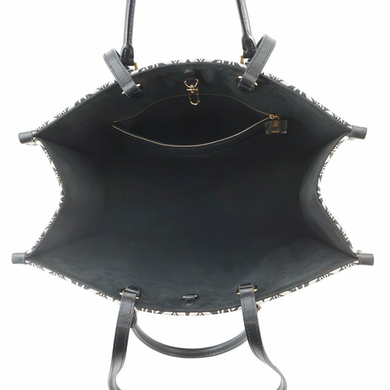 路易威登 Monogram Jacquard SINCE1854 On the Go GM M57207 黑色手提包-5