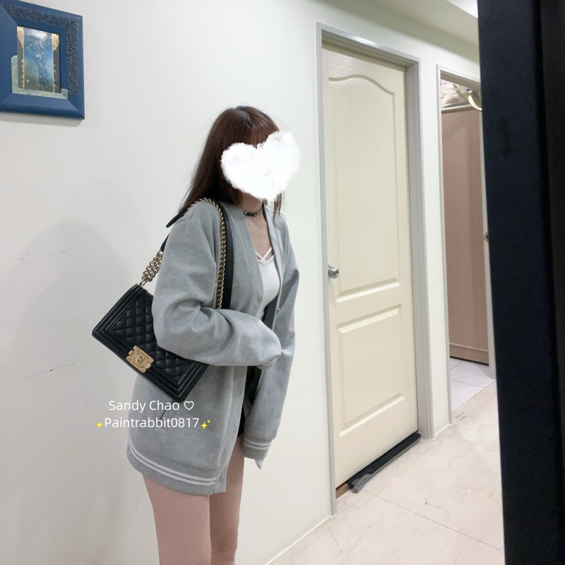 ෆ Chanel boy20黑金-4