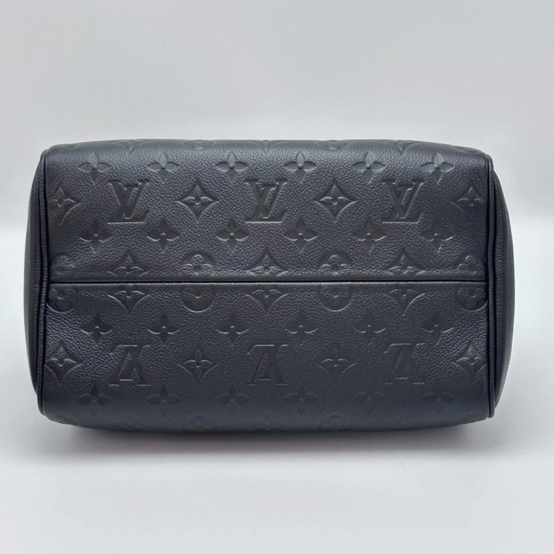 LV 牛皮壓花波士頓手提肩背斜背包26*18*15 98新配件塵袋 鎖鑰匙購證-4