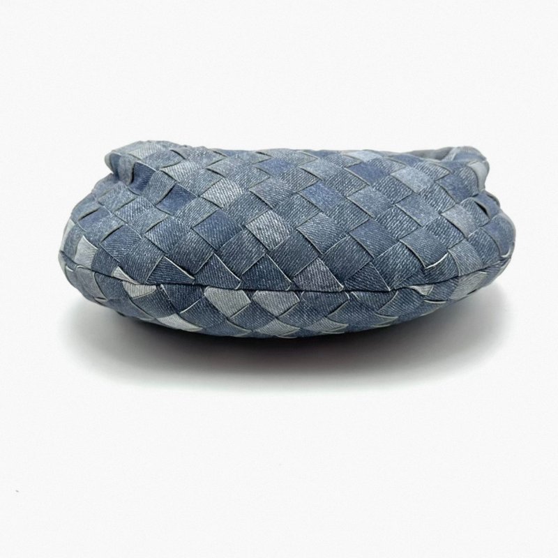 BV 牛仔色Jodie迷你手提編織包24*16*3.5 98新配件塵袋-2