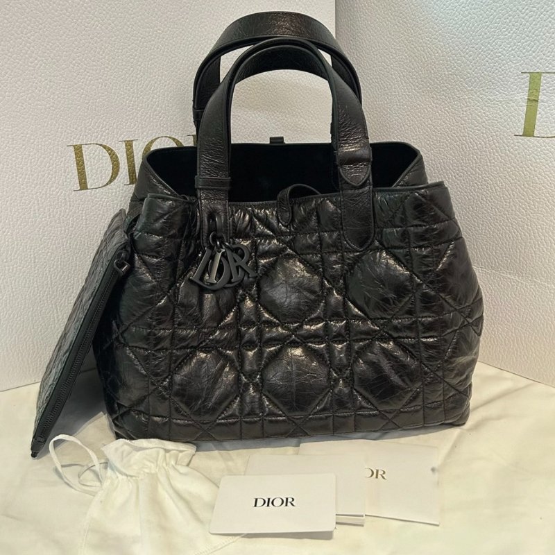 DIOR so black油蠟皮Toujours手提子母手提包 29*22*17 99新配件塵袋-0