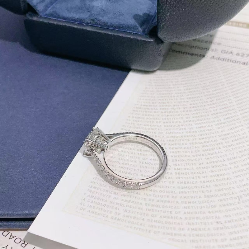 Harry Winston海瑞溫斯頓 Brilliant Love款1克拉鑽戒49號,主鑽1.31ct,F色,vs1,2019年購入-1