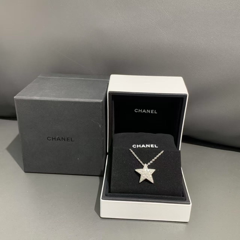 Chanel香奈兒白金Comete Geode星星項鍊大號，2025年 購入-2