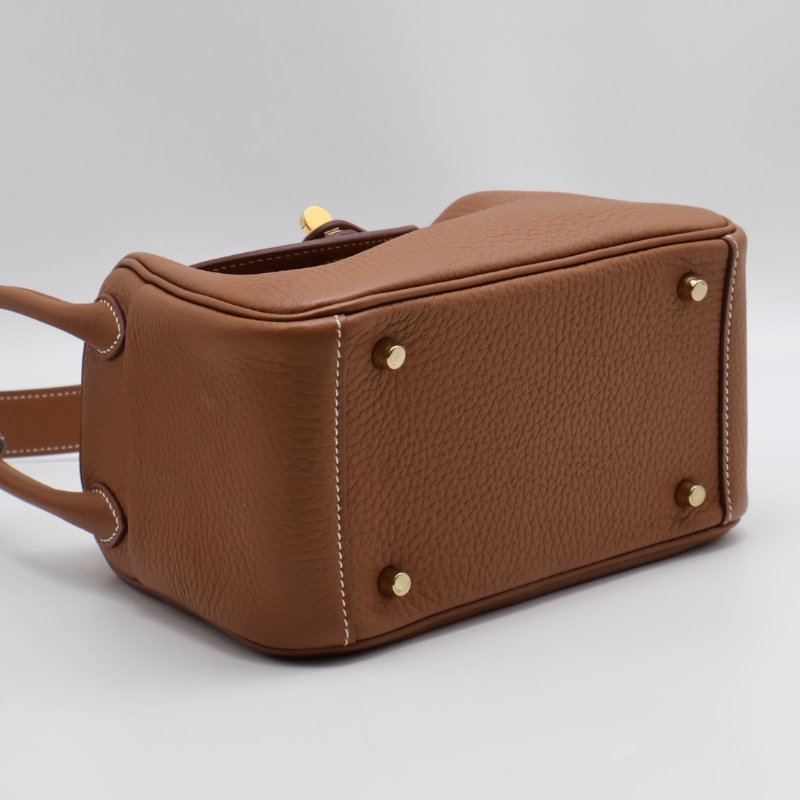 HERMES Mini lindy - 金棕金 B-4