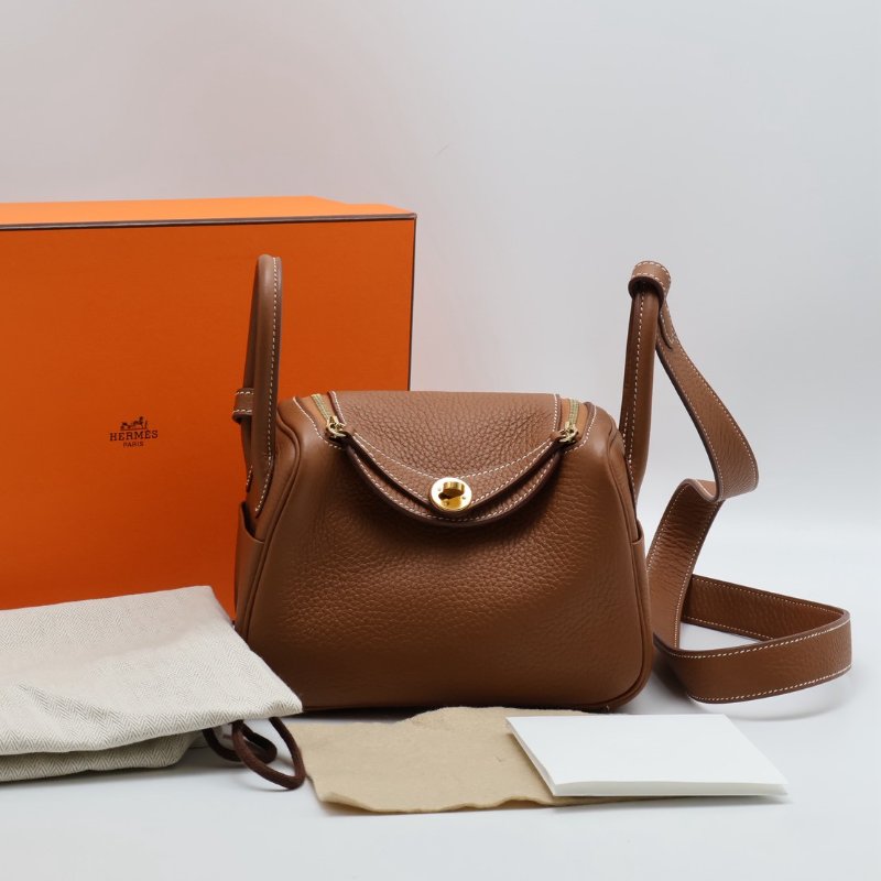 HERMES Mini lindy - 金棕金 B-7