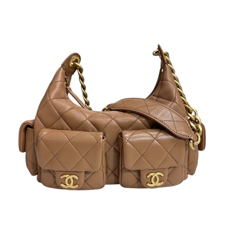 Chanel AS5339 Large Hobo Bag 金色鏈 條手袋