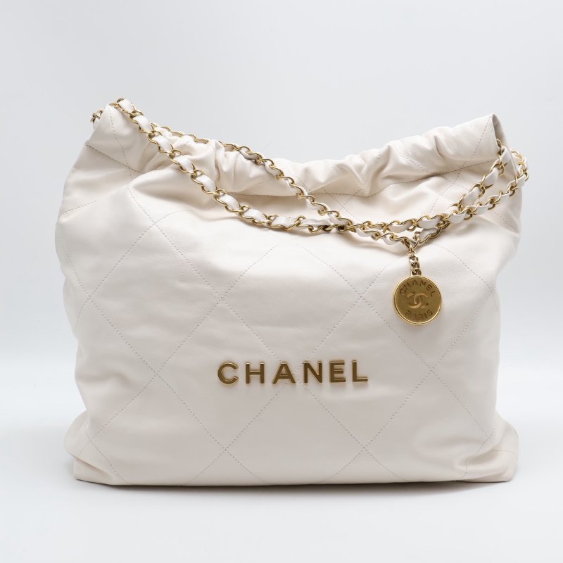 CHANEL 22 Bag - 中號白金-0