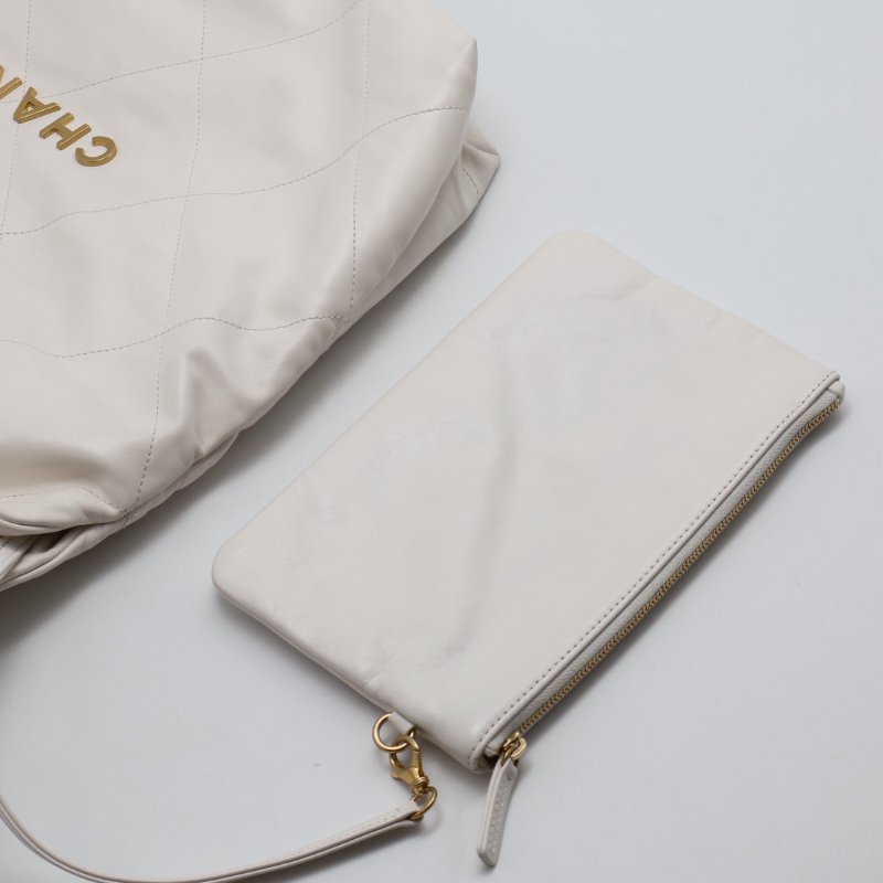 CHANEL 22 Bag - 中號白金-4