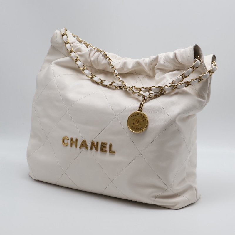 CHANEL 22 Bag - 中號白金-9