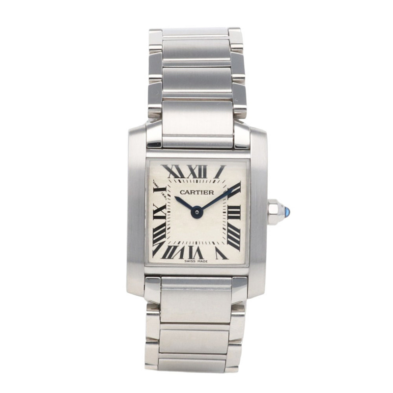 卡地亞 Tank Française SM 女士腕錶，不鏽鋼 2384 石英機芯-7