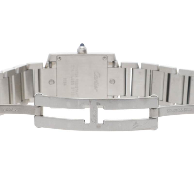 卡地亞 Tank Française SM 女士腕錶，不鏽鋼 2384 石英機芯-8