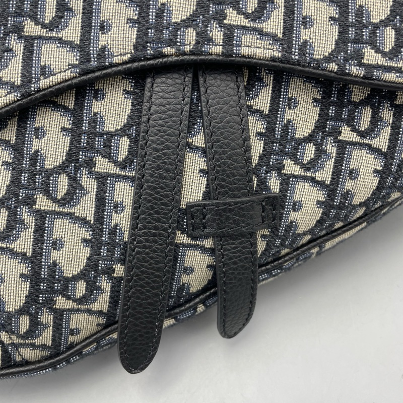 Dior迪奧馬鞍腰包老花藍 尺寸約26*20*4cm 20年-5