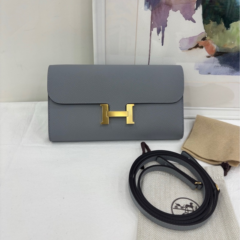 Hermes 愛馬仕 constance togo 康康togo 木偶灰金扣 Gris pantin ghw epsom皮 K刻 全新-1